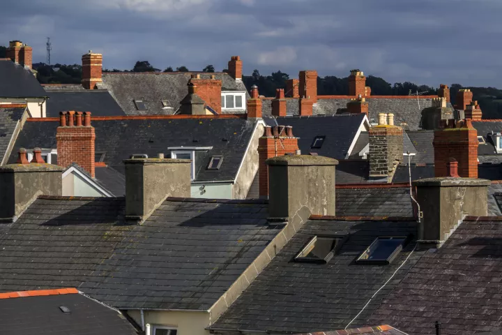 Image of house rooftops